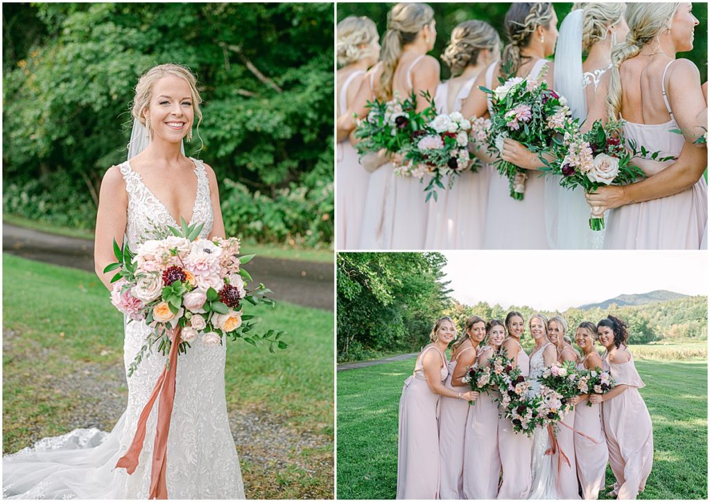 Bride and Bridesmaids