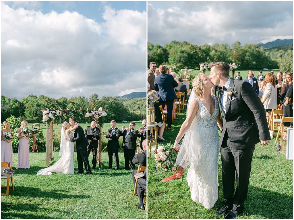 Vermont Fall Wedding Ceremony