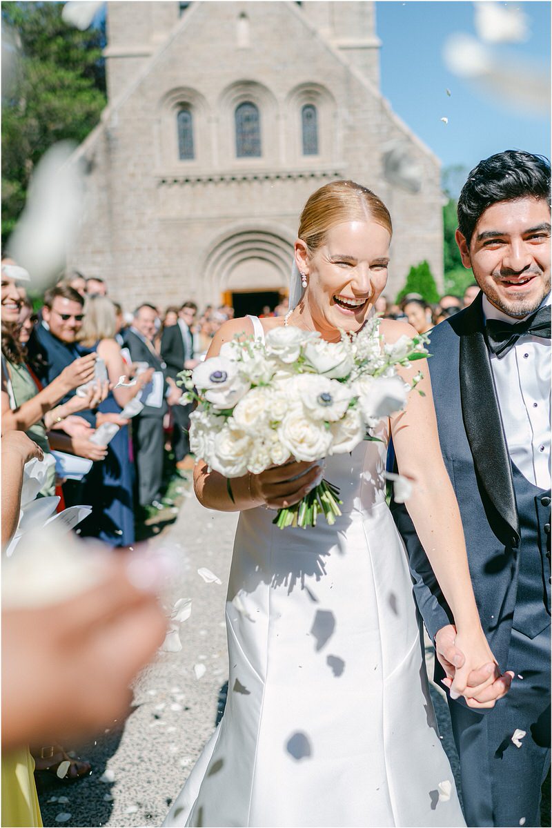 Happy emotions fill the air during Maine Coastal Wedding
