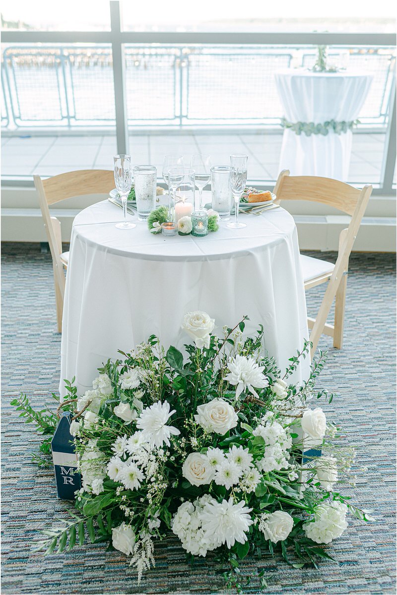 Gorgeous sweetheart table design for Rachel Campbell Photography