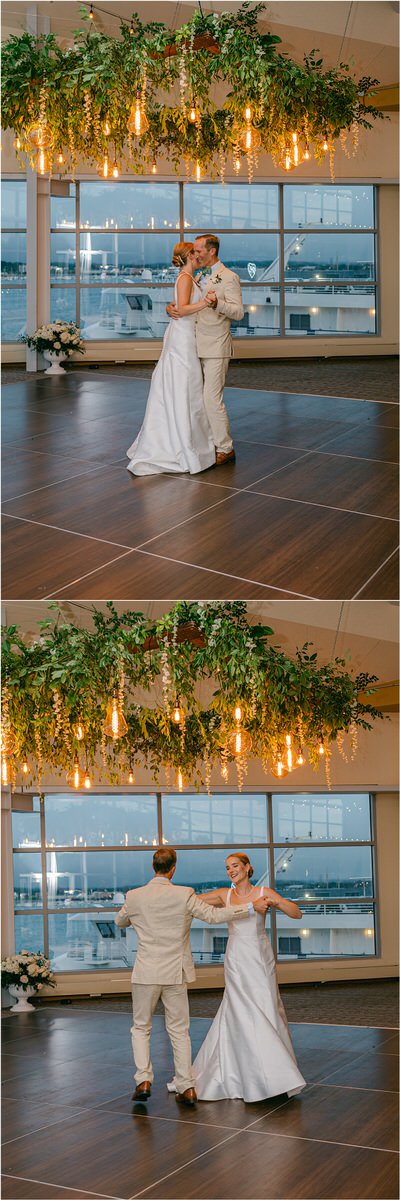 Father and daughter share a dance for Rachel Campbell Photography