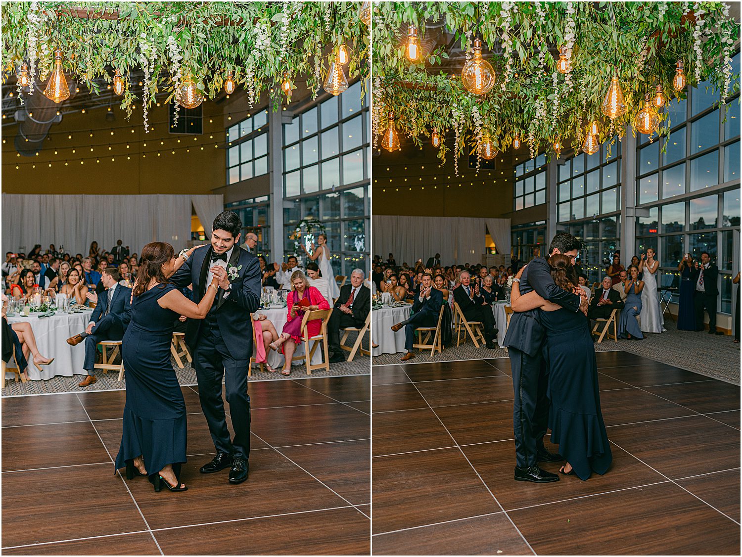Mother and son dance together for Rachel Campbell Photography