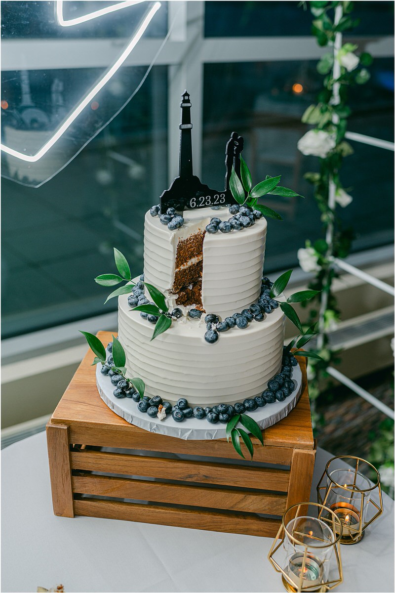 Delicious blueberry cake for Rachel Campbell Photography