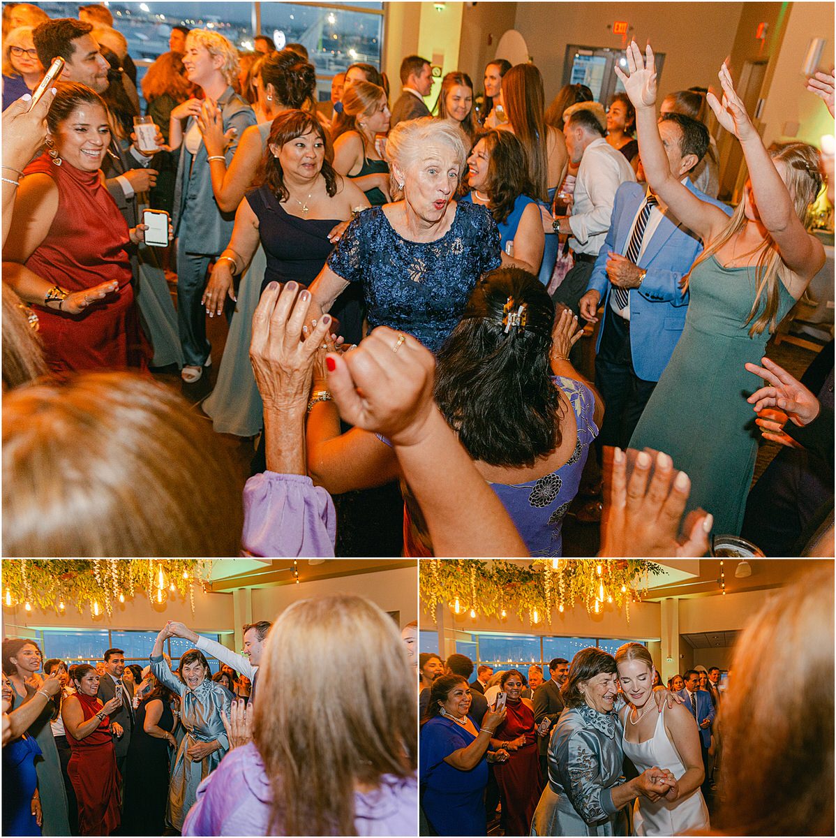 Family and friends enjoy the night of dancing by Rachel Campbell Photography