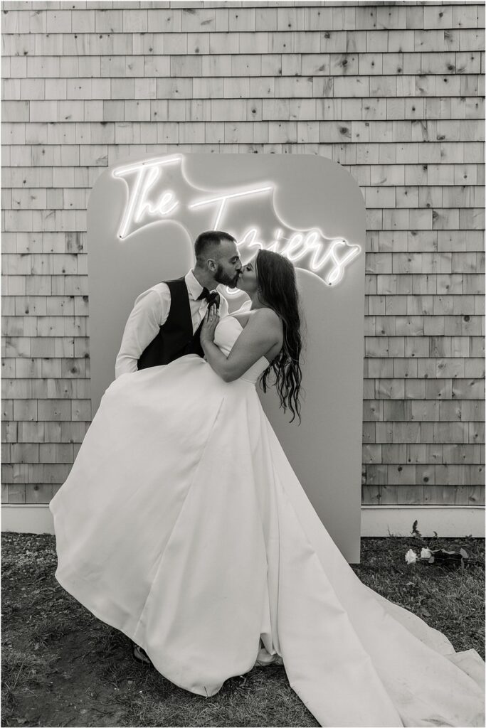 Married couple celebrate together for Rachel Campbell Photography