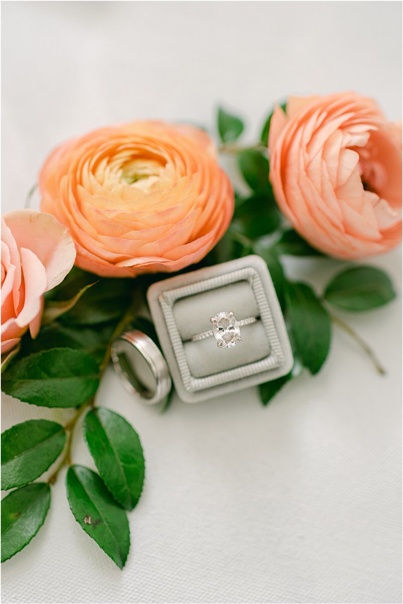 Gorgeous engagement ring for wedding at Bar Harbor Club