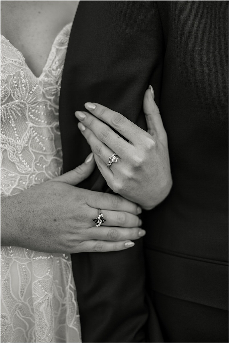 Stunning wedding ring for Maine Fall Wedding