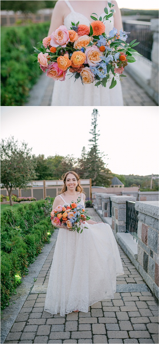 Wedding bouquet for Maine Fall Wedding