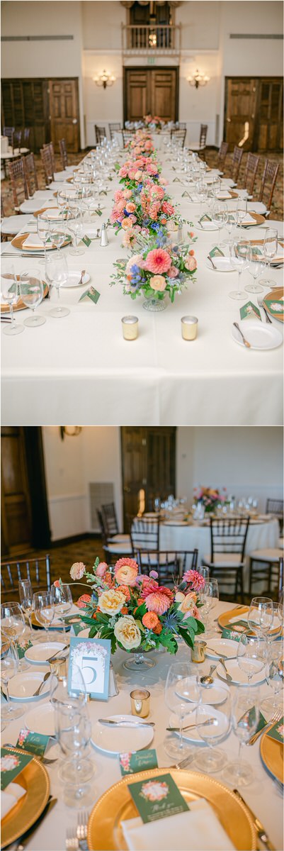 Stunning wedding tablescapes by Rachel Campbell Photography