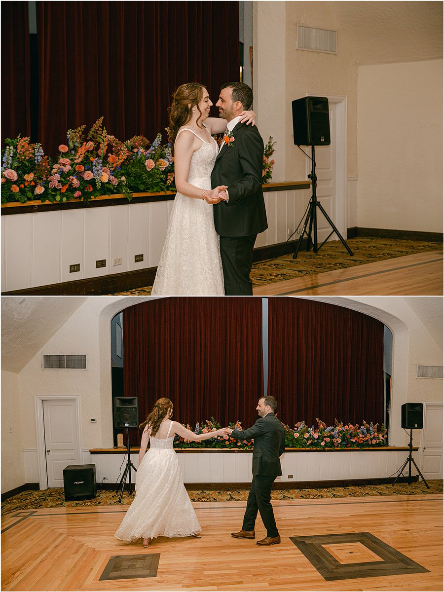 First dance for husband and wife by Rachel Campbell Photography