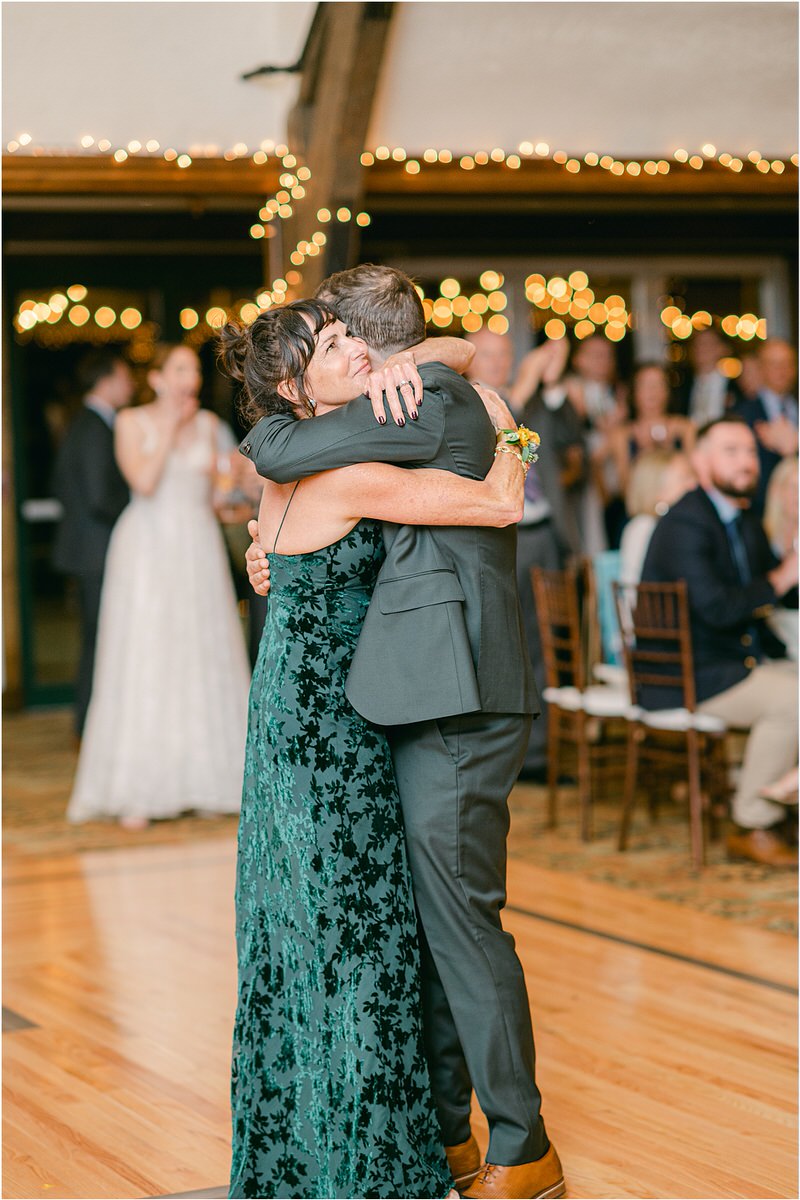 Mother and son share a hug for Rachel Campbell Photography