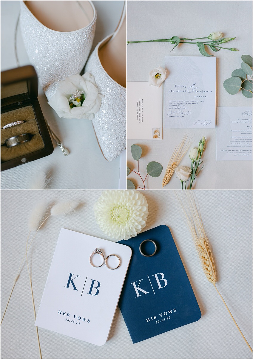 Wedding stationery for Beech Ridge Barn