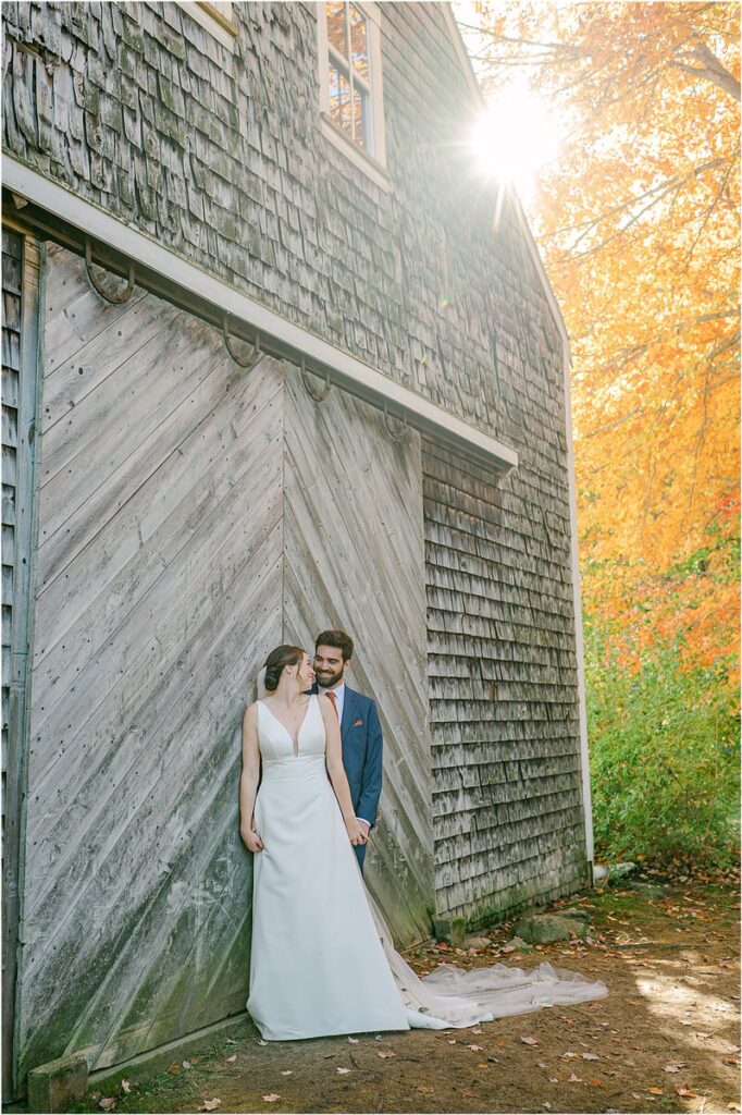 Couple stand close together at Rachel Campbell Photographyhel Cam