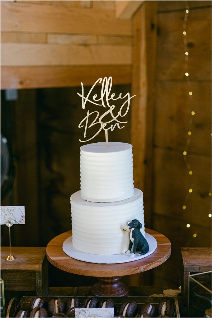 Wedding cake for Rachel Campbell Photographyhel Cam