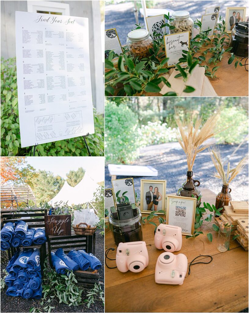 Wedding day decor for Rachel Campbell Photographyhel Cam