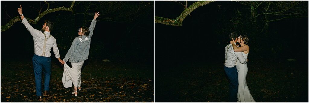 Couple celebrate into the night for Rachel Campbell Photographyhel Cam