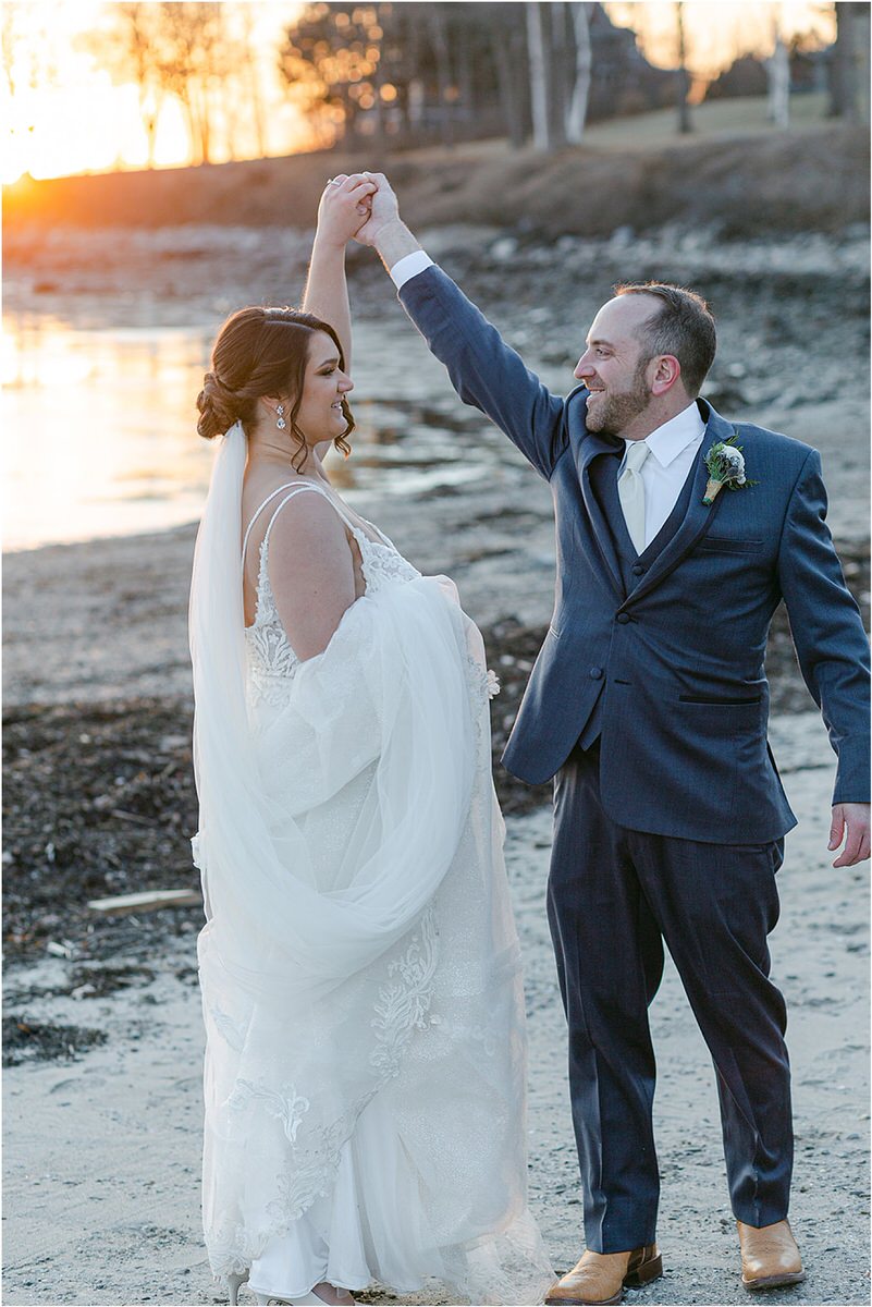 Couple dance together by Rachel Campbell Photography