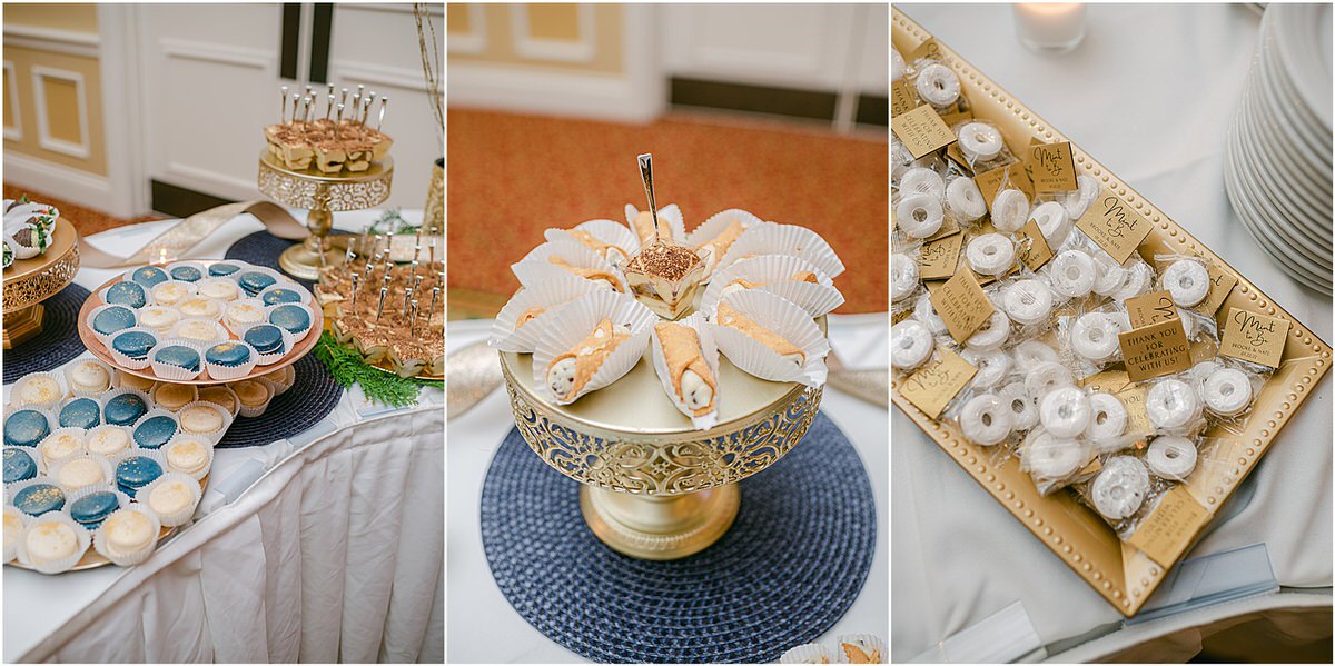Wedding day desserts by Rachel Campbell Photography
