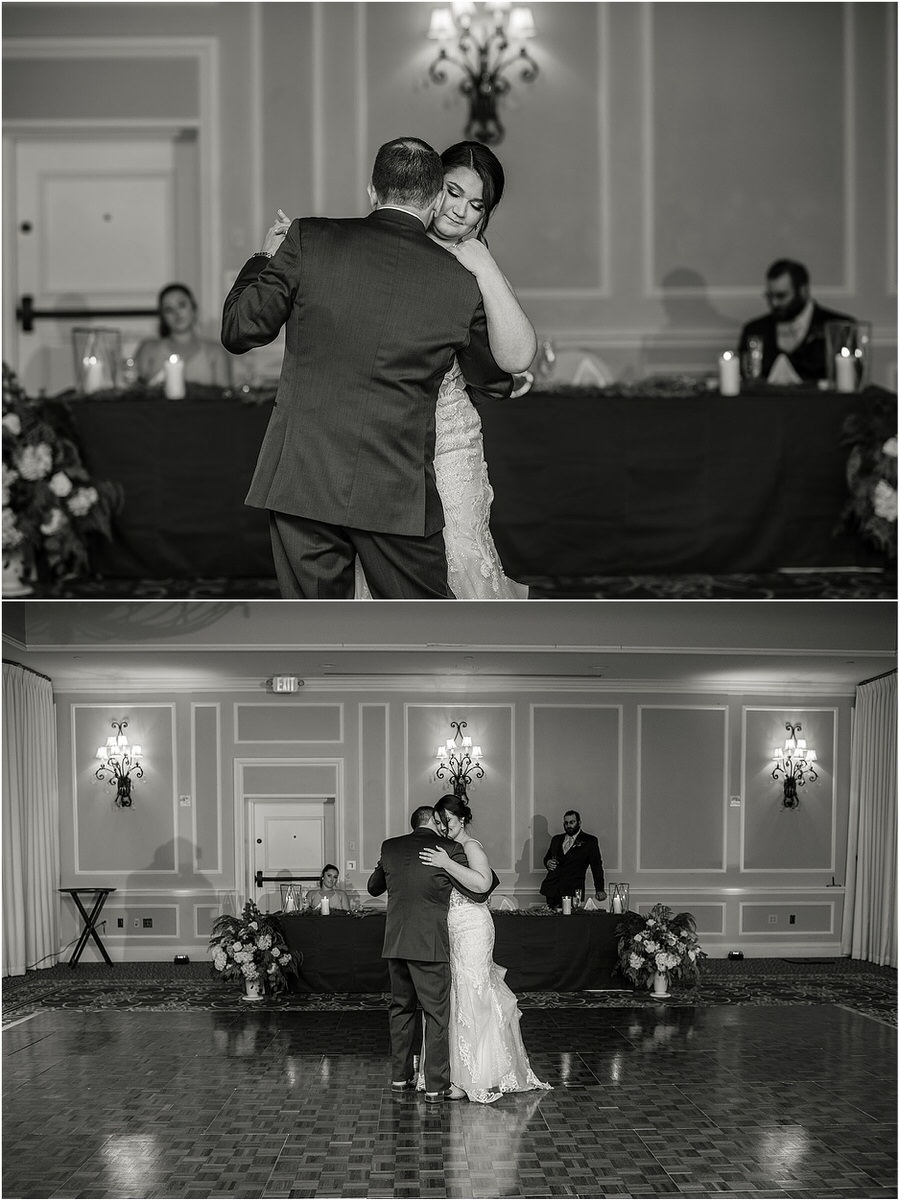 Husband and wife dance together by Rachel Campbell Photography