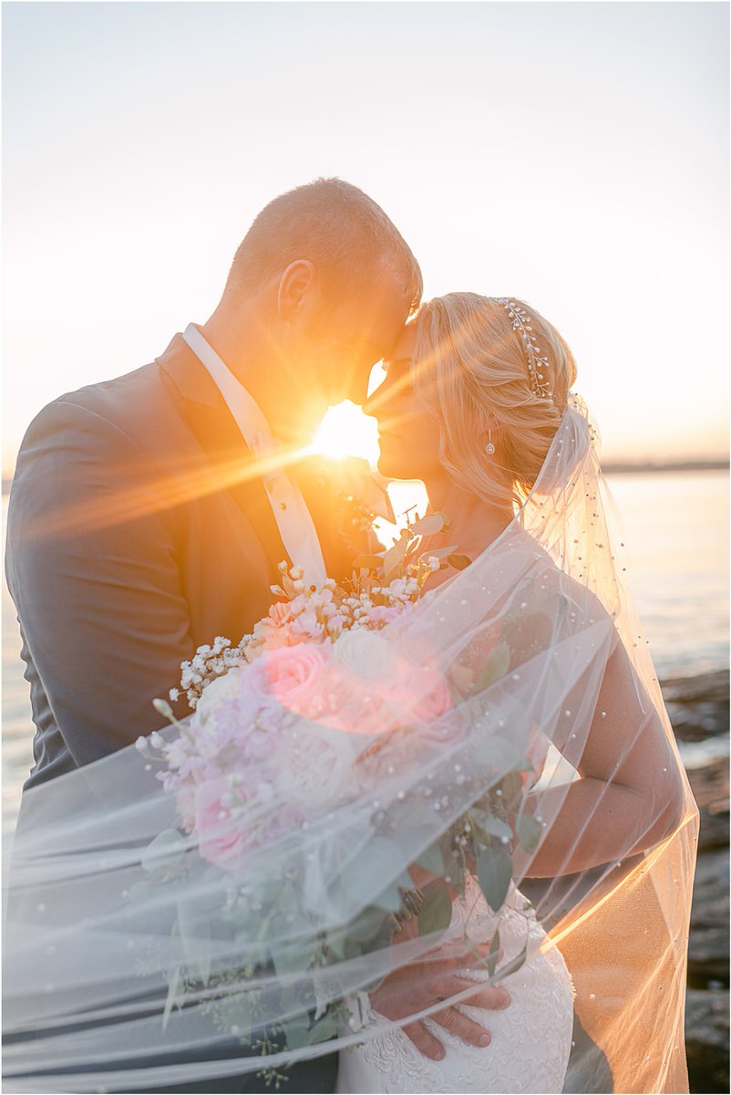 Man and woman cuddle in close together for Rachel Campbell Photography