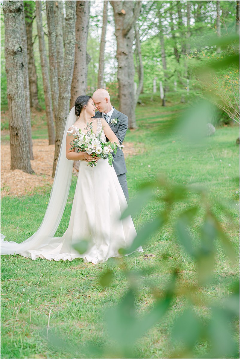 Couple hold each other close for New England Wedding Photographer