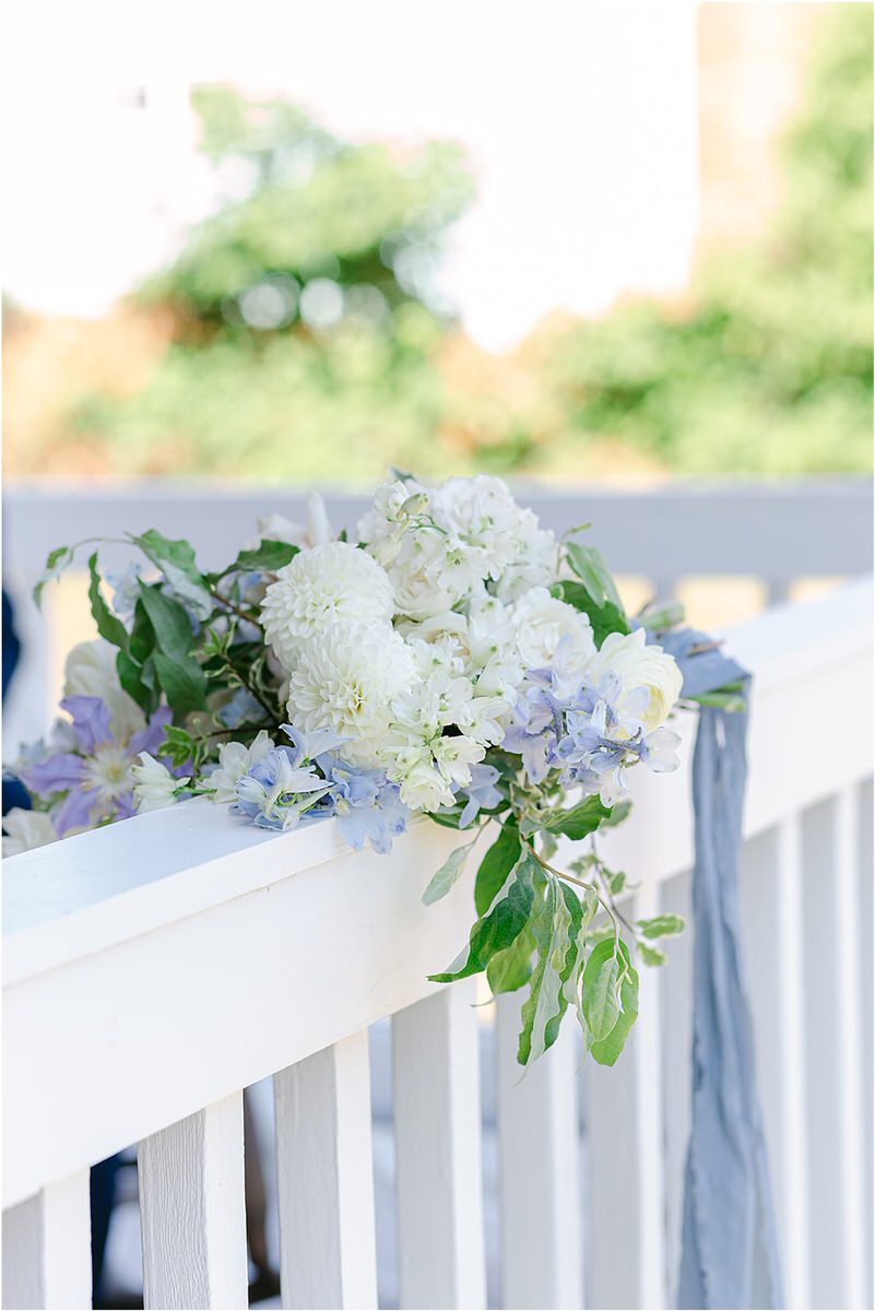 Stunning bridal bouquet at Portland's Ocean Gateway