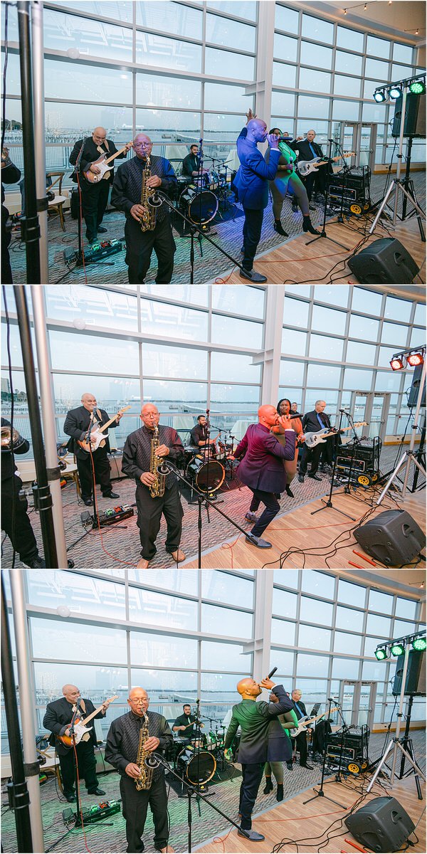 Band celebrates the happy couple for Rachel Campbell Photography