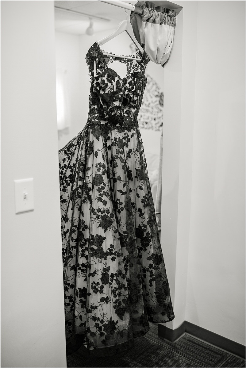 Stunning wedding gown at The Strand Theatre