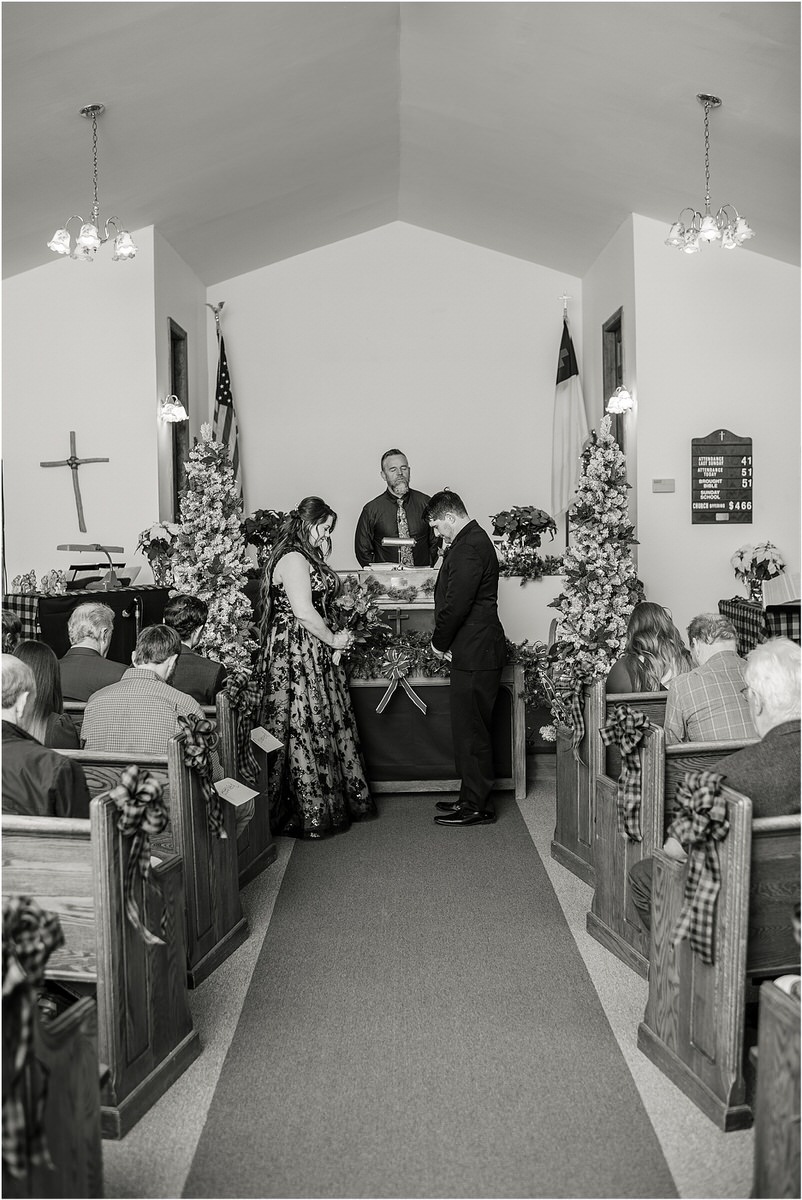 Intimate ceremony at The Strand Theatre