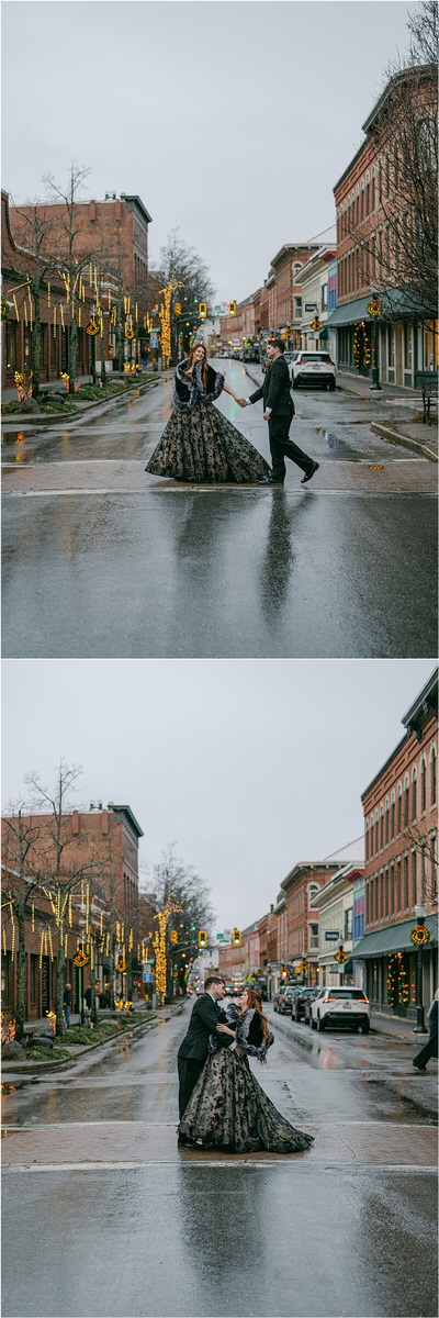 Couple walk together for Rachel Campbell Photography