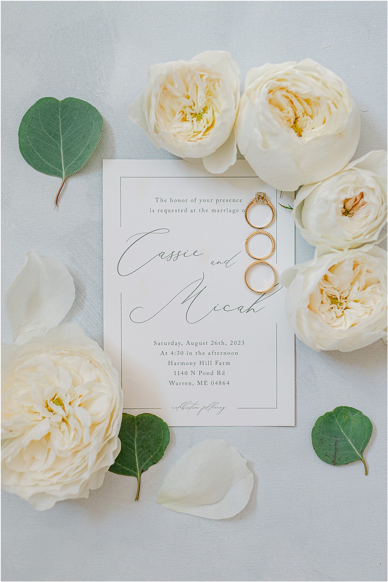 Wedding invitation suite by Rachel Campbell Photography