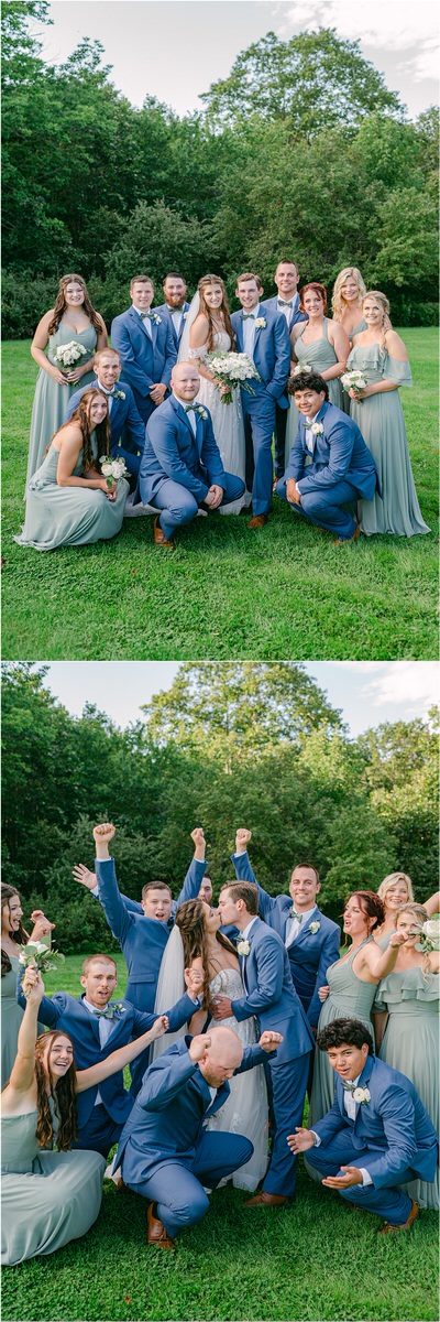 Couple celebrate with family and friends at Harmony Hill Farm