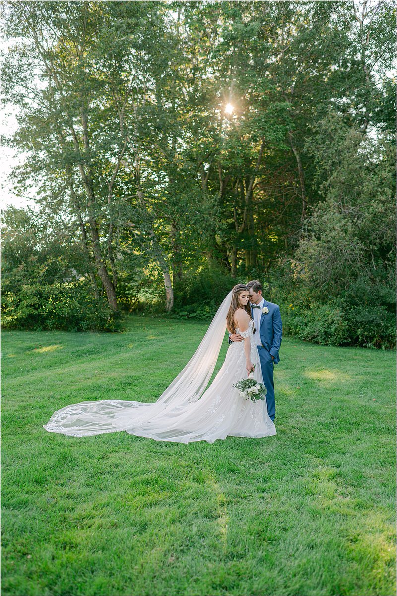 Couple stand close together for Rachel Campbell Photography