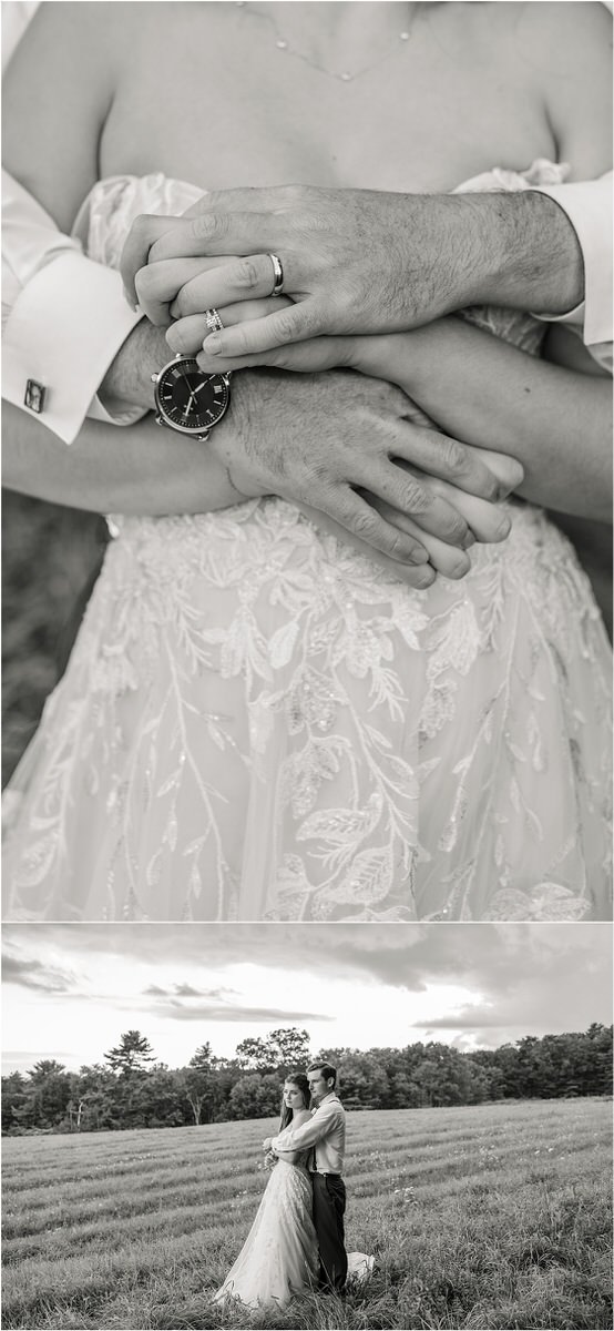 Couple cuddle in close together for Rachel Campbell Photography