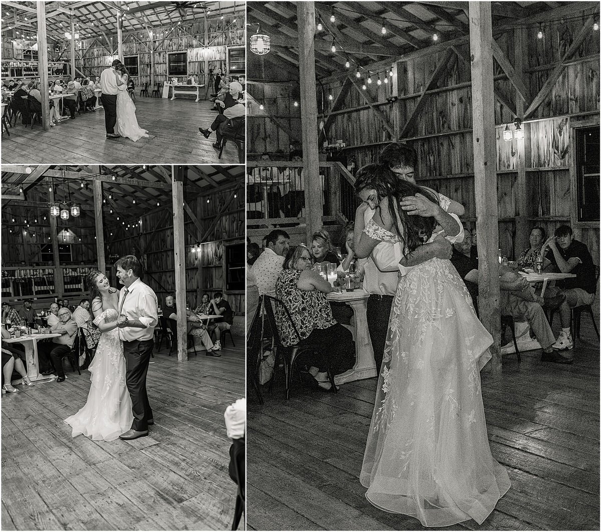 Father and daughter dance at Harmony Hill Farm