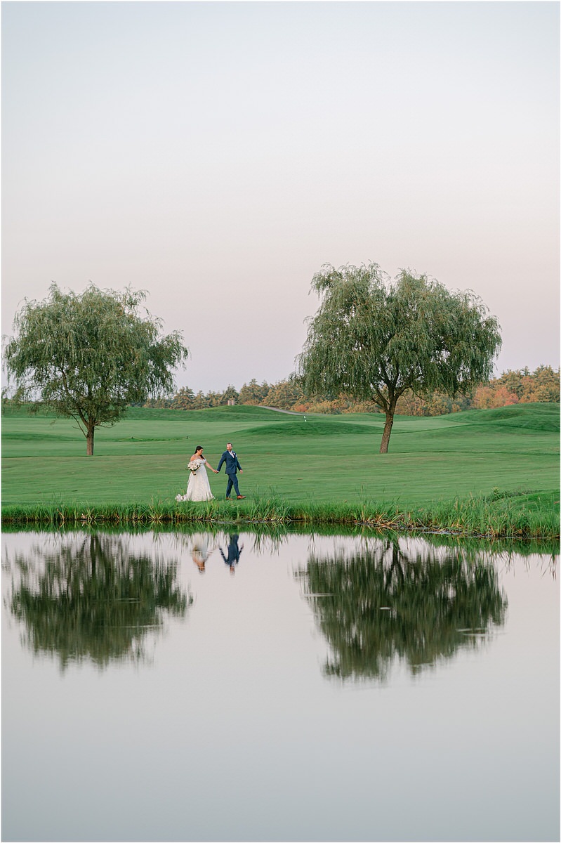 Couple walks together for Rachel Campbell Photography